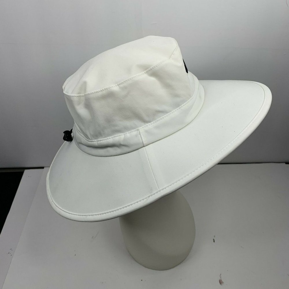 Nike Golf Dri-FIT Bucket Hat Sun Cap White Black Logo 639686-100 Men’s Size M  L - Picture 7 of 10